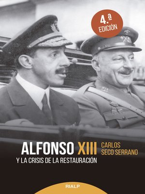 cover image of Alfonso XIII y la crisis de la Restauración
